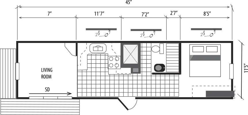 Apartment First floor plan - 爱游戏